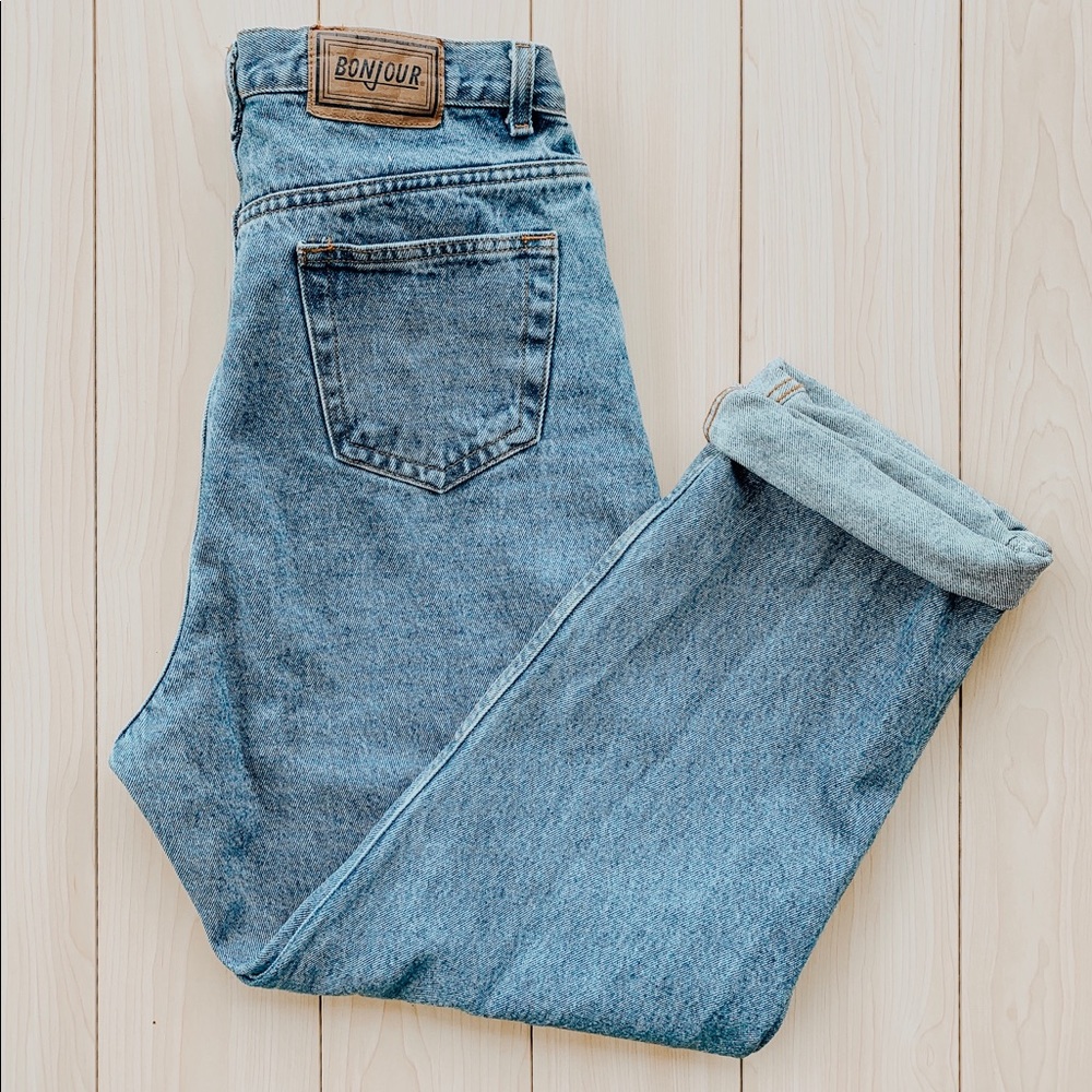 Bonjour vintage high-waisted mom jeans